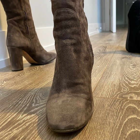 Vero Cuoio over the knee gray suede boots size 38 (lightly worn, like new) - Picture 4 of 5